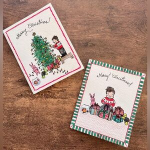Christmas Card I Handmade greeting card |  Jini & Friends | Original Artwork |